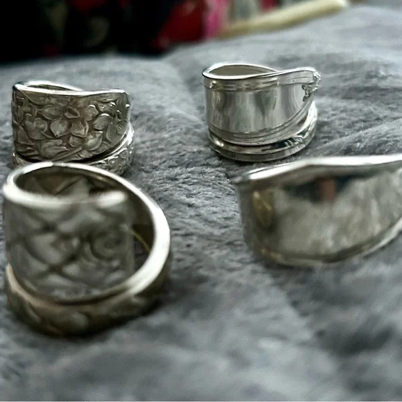 Unique spoon rings. - Picture 2 of 2